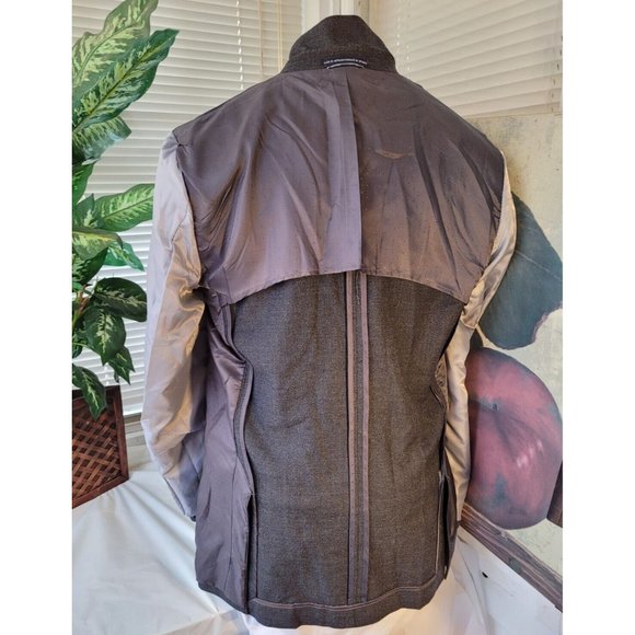 Tommy Hilfiger 40R Men's Blazer Charcoal Gray Two-Button/Vent Lightweight B522 - Picture 5 of 9